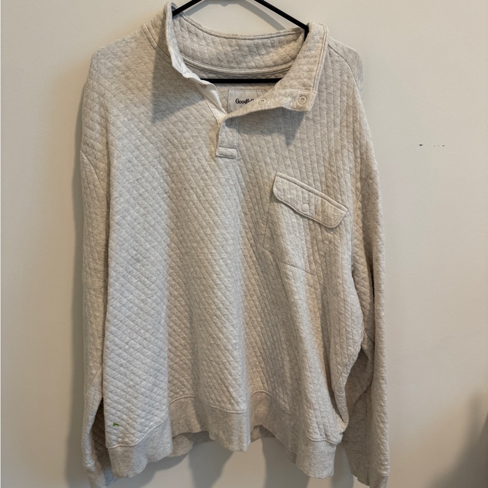 Goodfellow & Co Cream Textured Knit Sweater